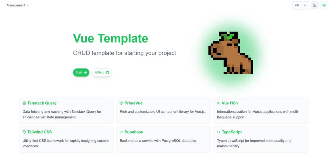Vue Template